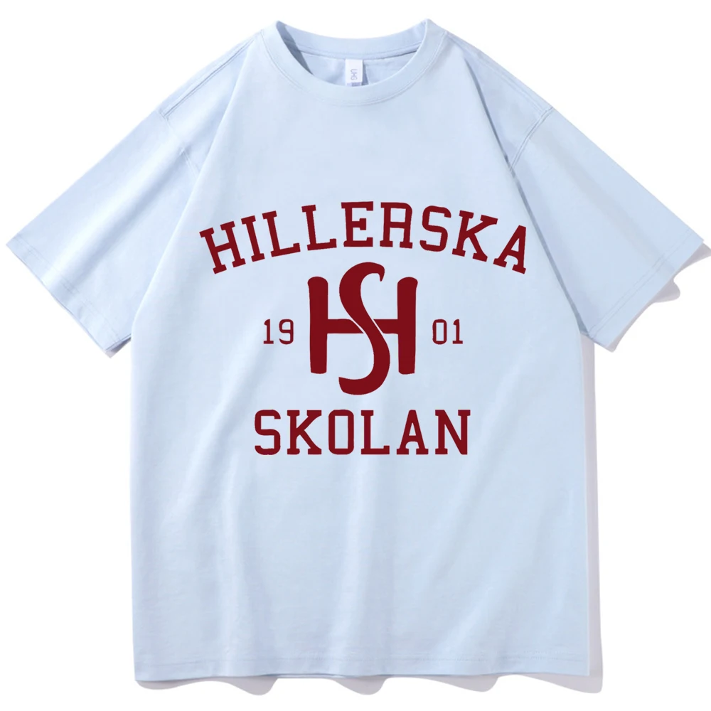 2024 Hot Young Royals Hillerska Skolan T-Shirts Unisex Harajuku O-Neck Short Sleeve Shirts Fans Gift