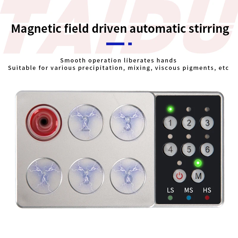 TAIDU Wireless Tattoo Automatic Pigment Vortex Mixer 3 Speeds Adjustable Magnetic Tattoo Ink Mixer for Nail Polish Tattoo Ink