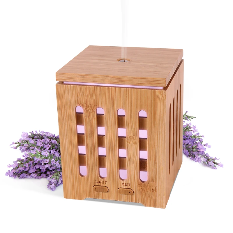 Regalo del Día de la Madre para Mamá, Humidificador de Aroma Ultrasónico Eléctrico con Diseño de Madera de 200 ml, Difusor de Aceites Esenciales para el Hogar