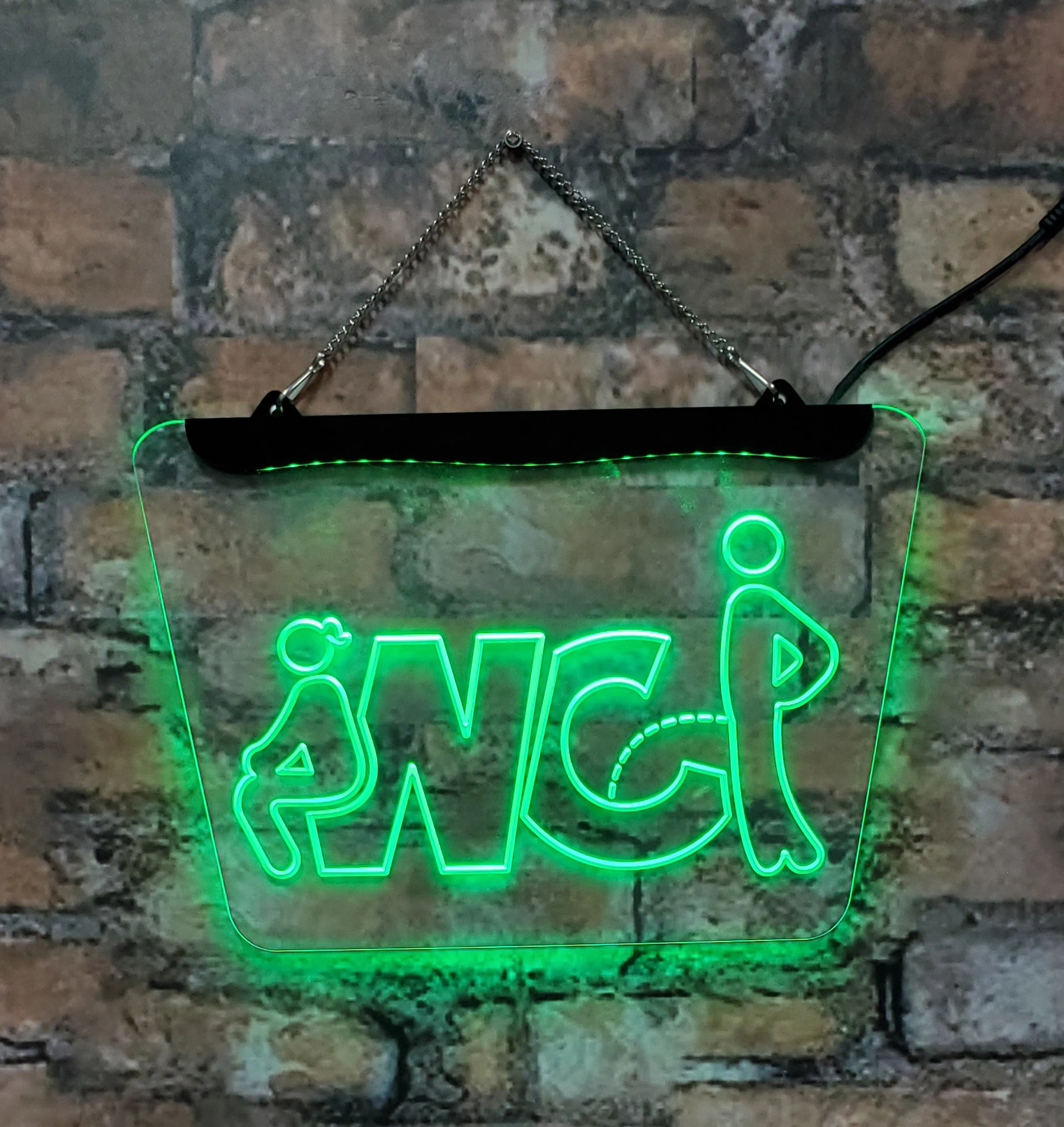 

WC men's and women's public toilets, LED neon carved interior decorative wall art, for shopping mall restaurant lighting signs