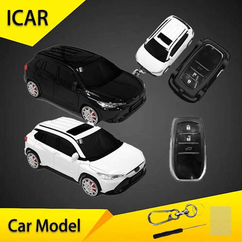 

Для Toyota FRONTLANDER Модель автомобиля Чехол для ключей для CHR Hilux Fortuner Land Cruiser 200 Camry Corolla Crown RAV4 Чехол для ключей от автомобиля Сумка-брелок