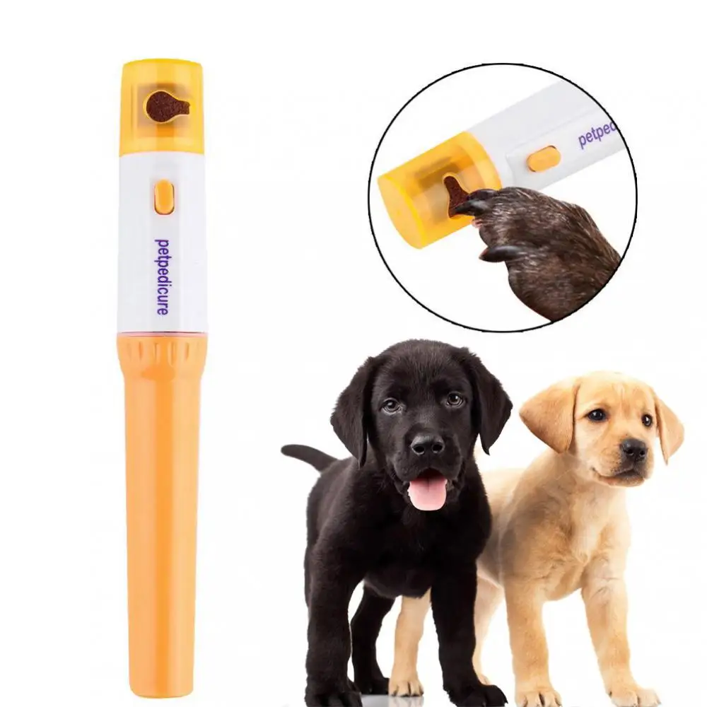 Portable Pet Dog Cat Nail Grinder Nail Clippers Dog Cat Nail Beauty Grinder Painless Electric Nail Grinder Edge Cutting Pliers