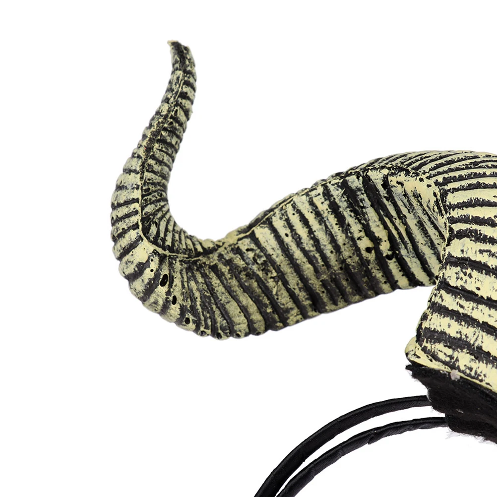 Diadema con garra de Halloween, accesorios góticos para el cabello, diademas para hombre Croissant