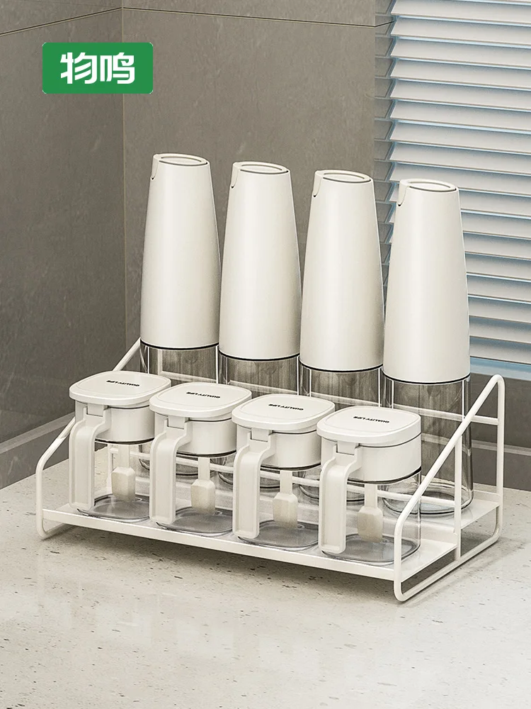 

Набор для приправ: емкости для масла, соли и специй, контейнер для усилителя вкуса, квадратная форма, для домашнего использования