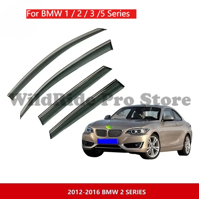 

Car Accessories Wind Deflectors for BMW 1 / 2 / 3 /5 Series Wind Vent Deflector Visors Rain Guards