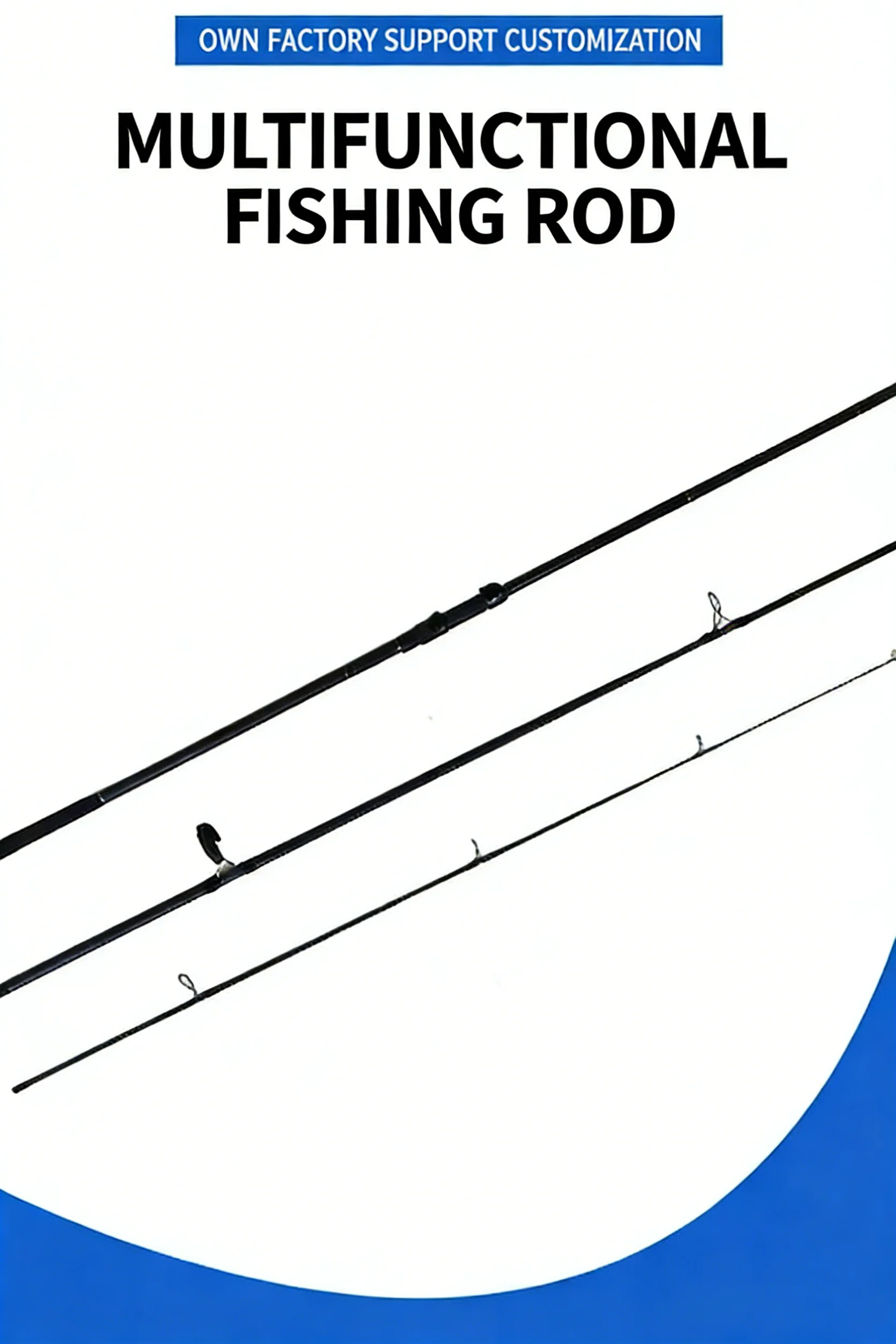 Style Fishing Rod with Reel Complete Set Fishing Rod and Reel Combo Full Set All in One Gear for Fishing