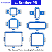 Brother VR PRS100 PR1X PR620 PR650 PR655 PR670E PR680W PR1000E PR1050X 1055X with Sewtalent Mighty hoop Magnetic embroidery hoop