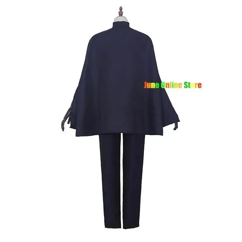 Kodiak Anime Zenin Maki Costume Cosplay Jujutsu Kaisen Stagione 2 Blu Scuro Mantello Occhiali Tatuaggio Verde Parrucca Corta Ba 2025 Nuovo