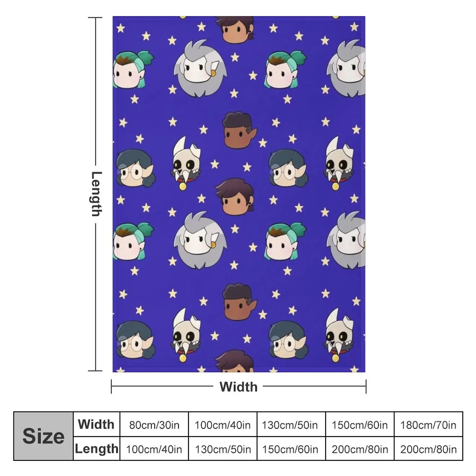 Chibi Owl House Throw Blanket Single Blanket sofa bed For Sofa