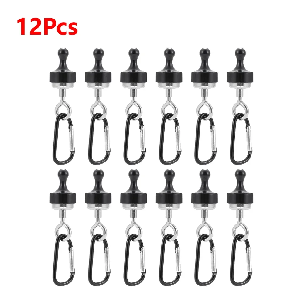 1-30 Stück Camping Magnet haken Hoch leistungs trennbare Outdoor Zelt Baldachin Karabiner Clip Magnet Kleiderbügel Camping Werkzeuge Zubehör