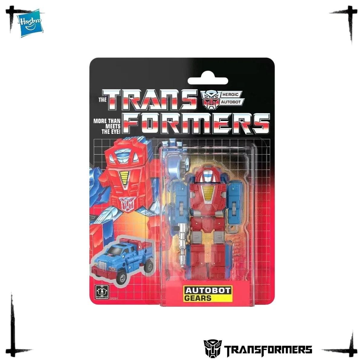 Hasbro Transformers G1 Retro Reissue Autobot Gears Minibot Pickup Truck Classic Transform Robot Action Figure Toy
