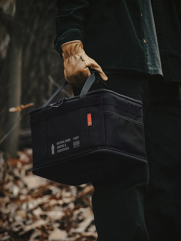 Military Style Camping Storage Bag - Heavy Duty, Shockproof Organizer for Utensils, Gas Canisters & Outdoor Gear