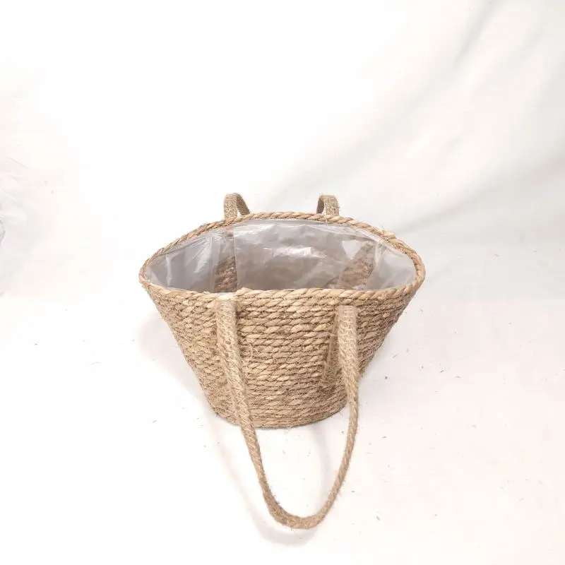 Interior Home Decorations Flower Pots Set Bolga Seagrass Baskets