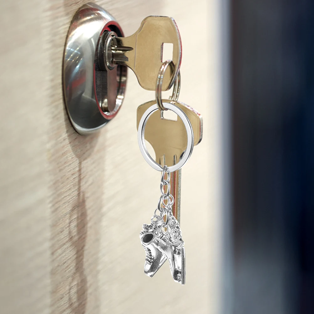 

2pcs Ice Skates Keychain Long Use Creative Gift Family Friend Pendant Bag Cell Phone Car Key Decoration