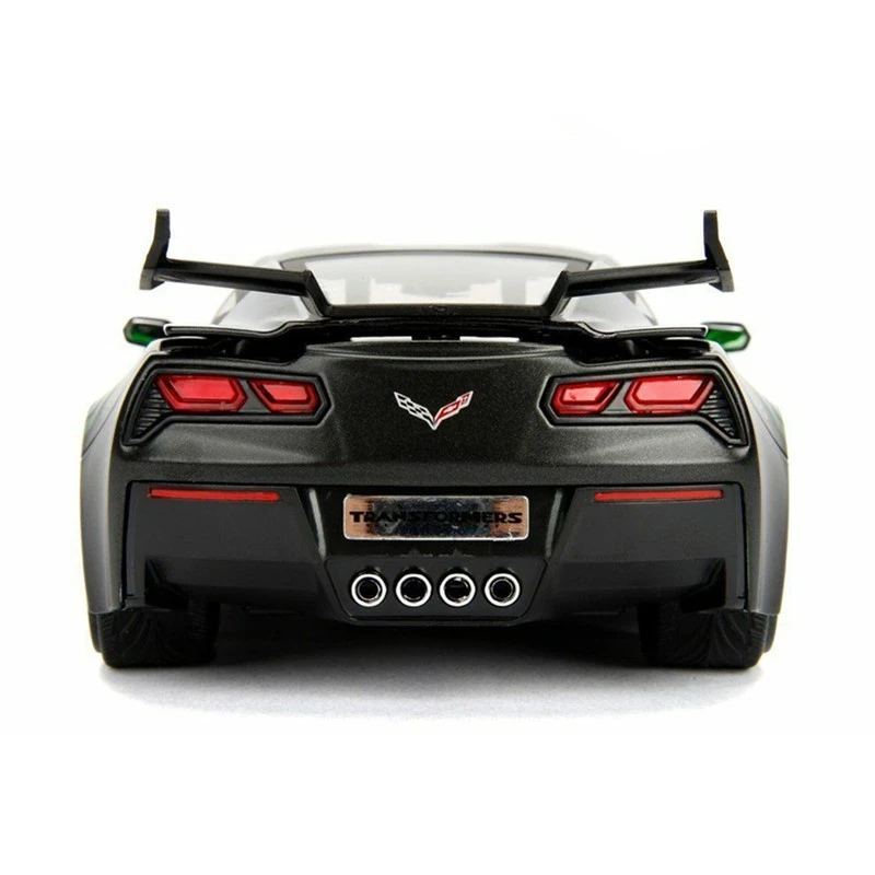 Jada 1:24 2016 Chevy CORVETTE STINGRAY CROSSHAIRS Transformers simulazione Diecast Car Metal Chevrolet Alloy Model Car Gift