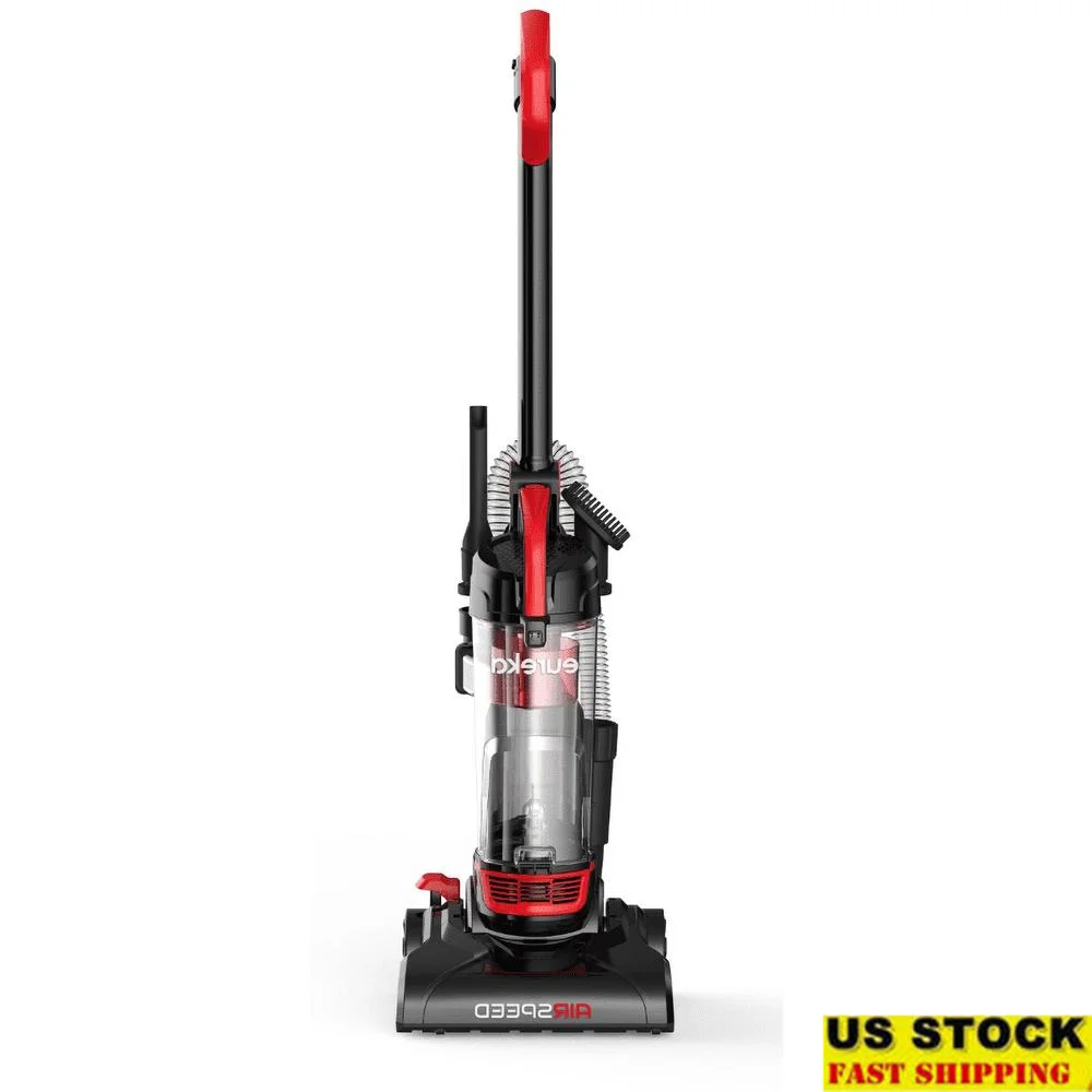 

Lightweight Bagless Upright Vacuum Cleaner 10.5in Cleaning Path 1.7L Dust Cup Crevice Tool Dusting Brush Compact Design Electric