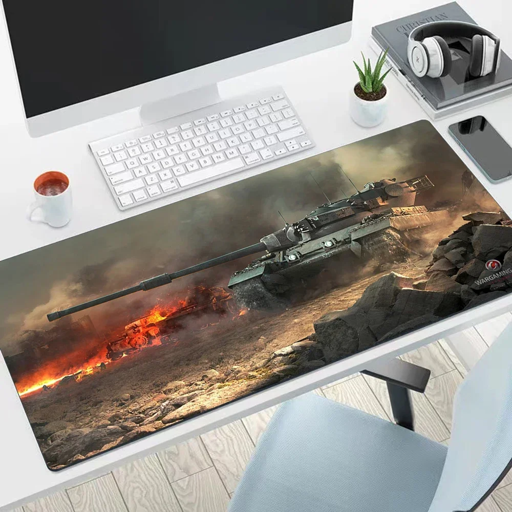 World Of Tanks Large Mouse Pad PC Computer Game MousePads Desk Keyboard Mats Rubber Anti-slip Mouse Mice Mat 40x90 30x80 CM