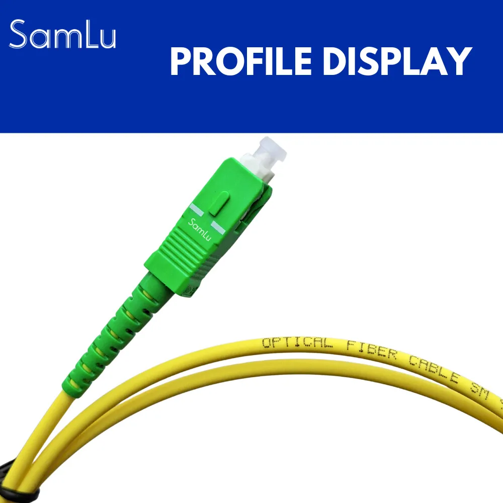 Câble Fiber Optique SC/APC vers LC/APC 2.0mm LSZH G657A1, fil de Fiber optique 1M 2M 3M 5M, cordon de raccordement convertisseur à noyau unique