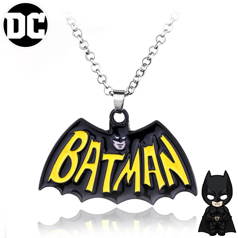 

Новый DC Batman крутой креативный аниме мультяшный стиль модное ожерелье с подвеской для мужчин и женщин, универсальное и стильное, праздничный подарок