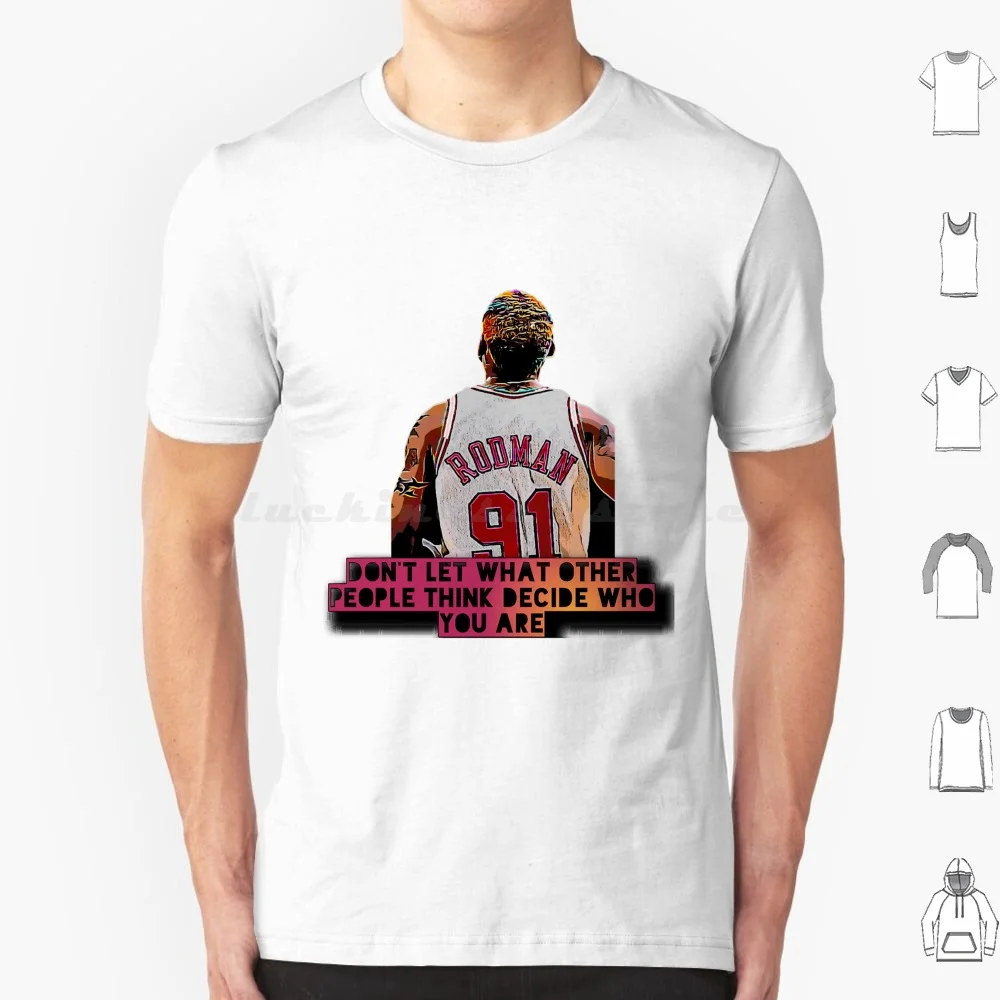 Citações de Dennis Rodman, MJ, 23, Michael, The Last Dance, Esporte, Lenda, Scottie, Last Dance, Camiseta 6XL de Algodão Fresca