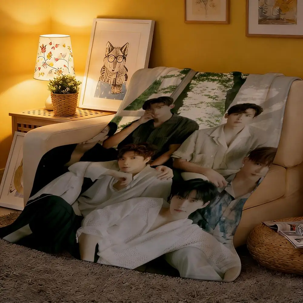 

Kpop 2-2PM Throw Flannel Blanket Suitable for Sofas Beds Offices Travel, Camping Chairs