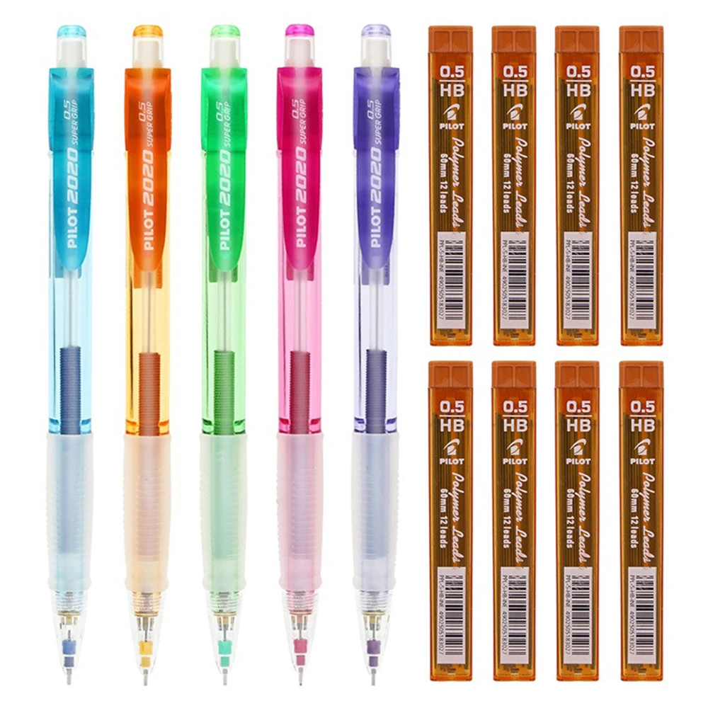 Japan Pilot Mechanical Pencil Shakes Lead HFGP-20N Student Activity Pencil 0.5mm Drawing Art Supplies Kawaii School Stationery