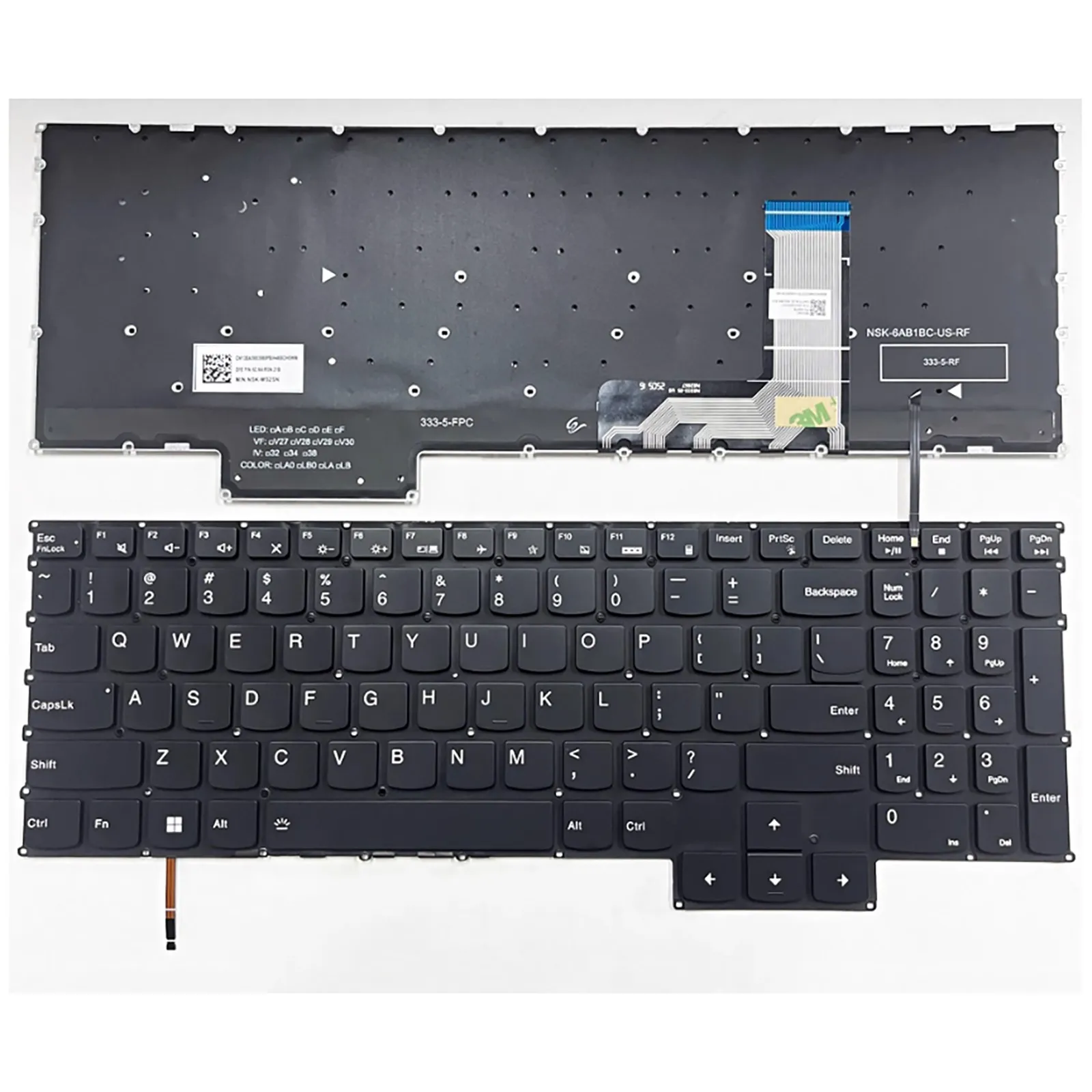 US for Lenovo Y9000X R9000X 2022 Legion Slim 5 16APH8 16IRH8 16AHP9 16AHP9 Gaming 3 15IAH7 15ARH7 15IRH8 15APH8 16IAH7 keyboard