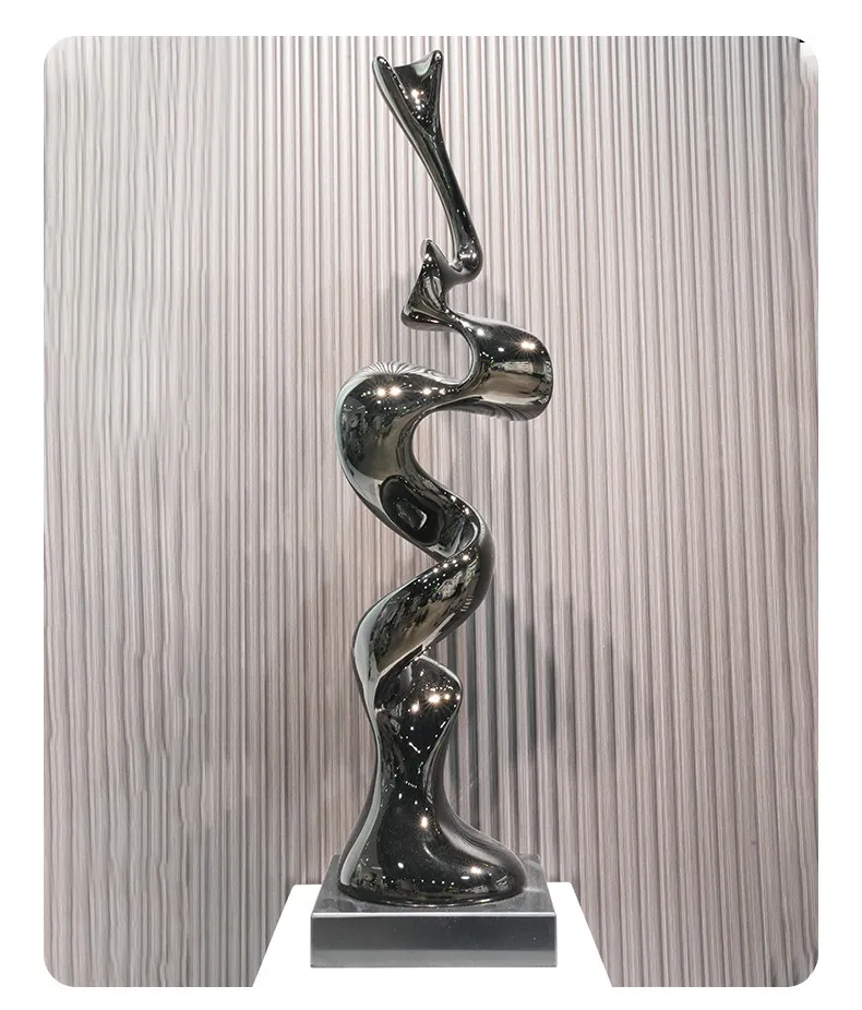 *Re Modern Minimalist Fengshui Wealth Statue Resin Home Decor Living Room Office Floor Ornament~