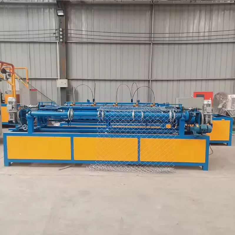 YG Customized Edge Chain Link Fence Machine Full Automatic In China Weaving Machinery Easy To Operated 3m Easy Installation