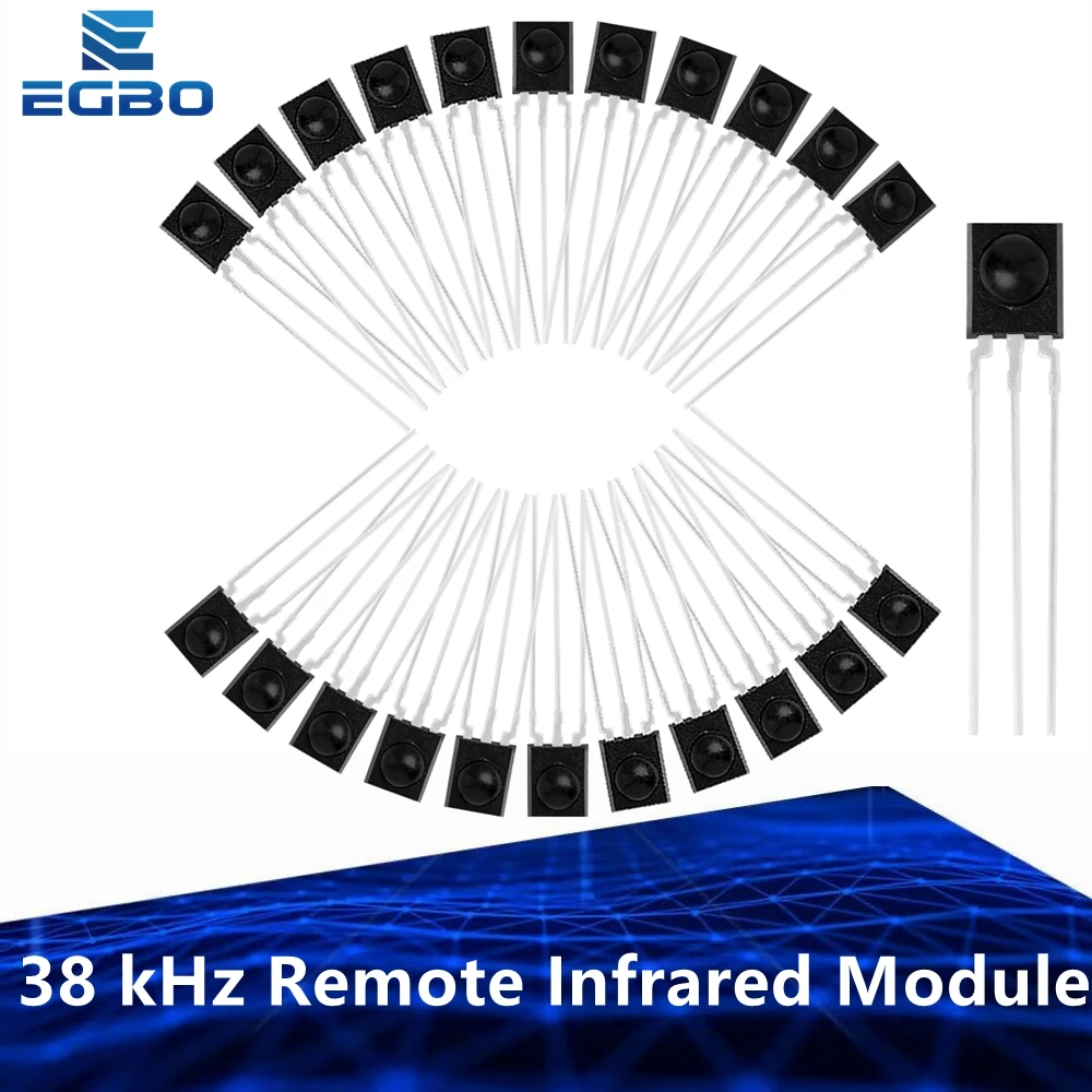 5pcs /10Pcs/lot High Quality IR Receiver 38 kHz Remote Infrared Module TSOP4838 DIP-3