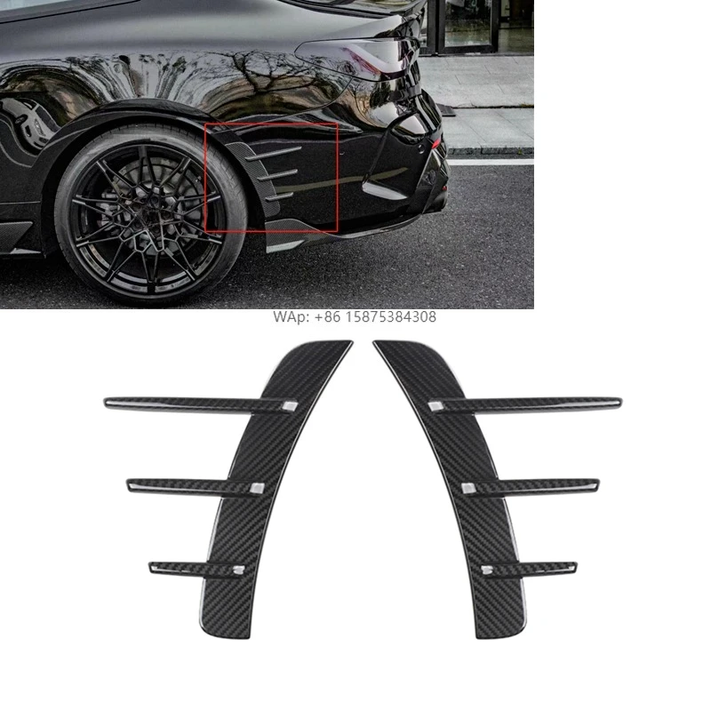 

High Quality G22 SQ Style Dry Carbon Fiber Rear Side Fender Vent for G22 G23 Coupe 2021+ Side Fender Vent