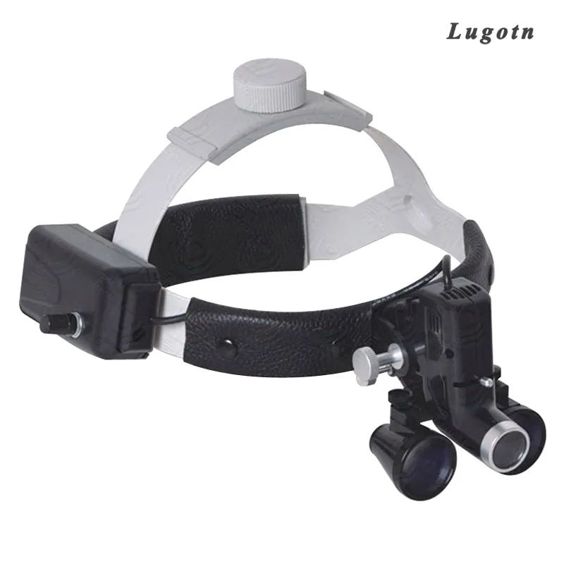 3.5X Surgical Medical Magnifier High Intensity Led Light Dental Headlight Headlamp Magnifying Lens ENT Surgery Operation Loupe