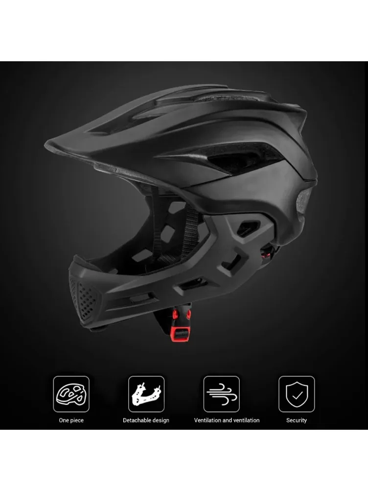 AliExpress LIXADA 2 in 1 Kids Full Face Bike Helmet for Children MTB BMX Dirtbike Skateboard with Detachable Chin Guard Kids Full Face Bike Helmet