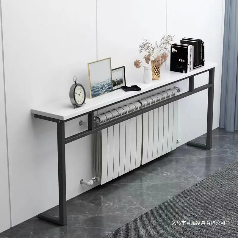 Heating rack, sofa rear shelf, storage rack, seam table, living room against the wall, narrow table, bedside radiator rack