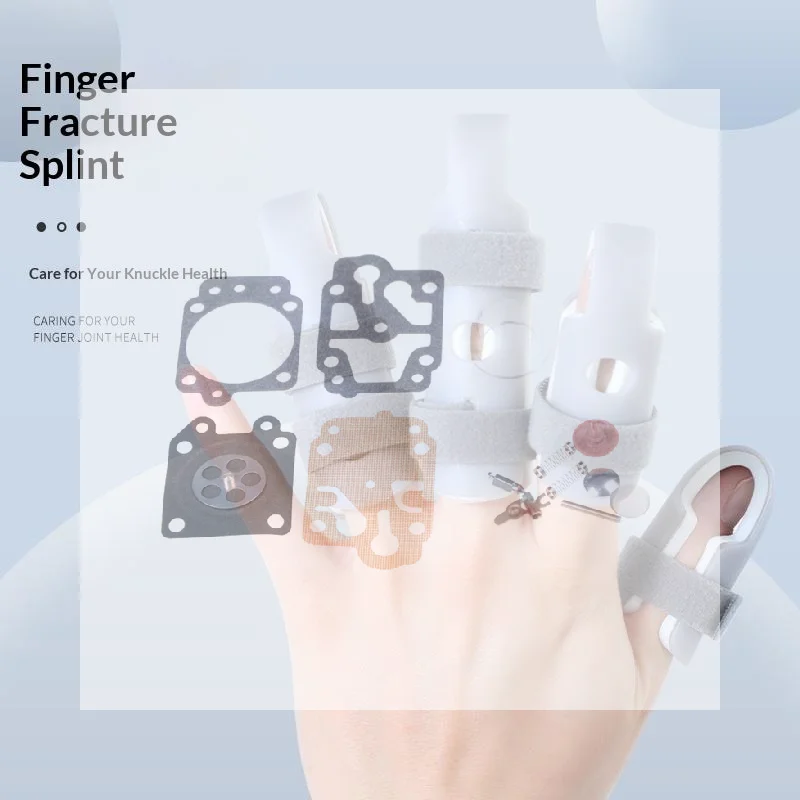 Medical Finger Stabilizer Splint Adjustable Breathable Fixed Support for Fracture  Trigger Finger Rehabilitation
