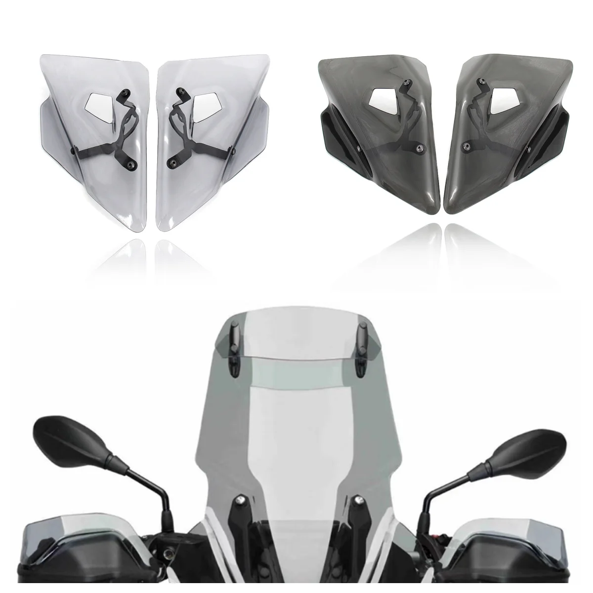 OTILLI Motorcycle Windshield Windscreen For BMW R1200GS R1200 GS LC R1250GS LC ADV 2013-2019 Windshield Covers Visor Deflector