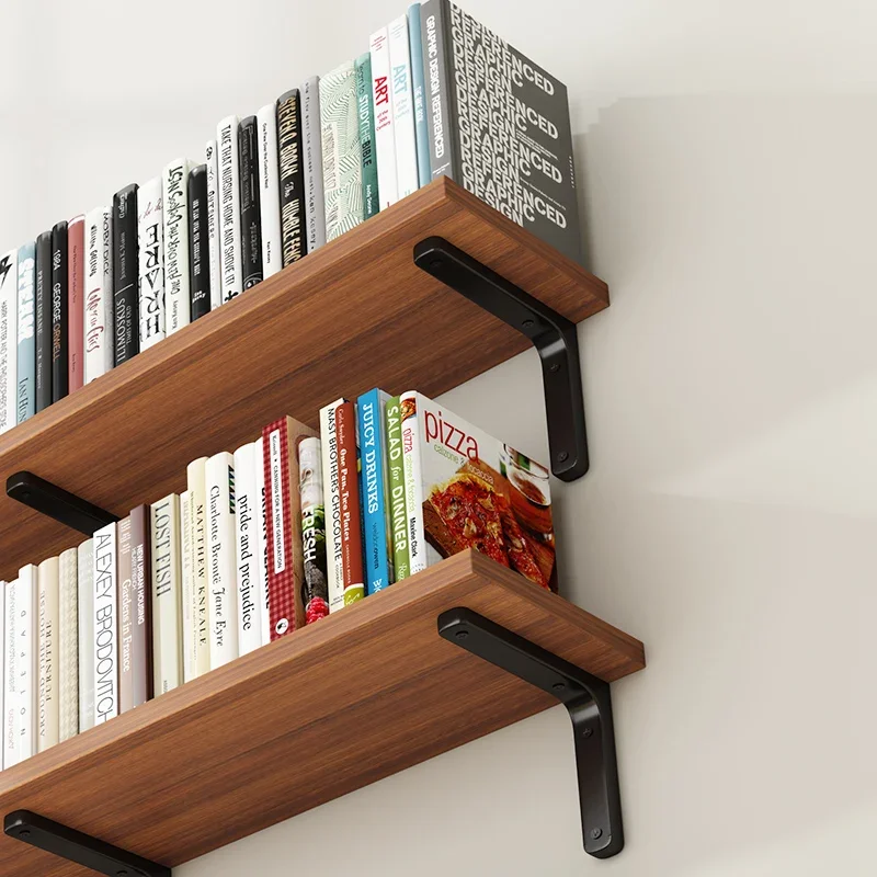 Wall shelf Wall-mounted baffle wood panel bracket Wall decorative laminate Wall-mounted bookshelf Suspended shelf
