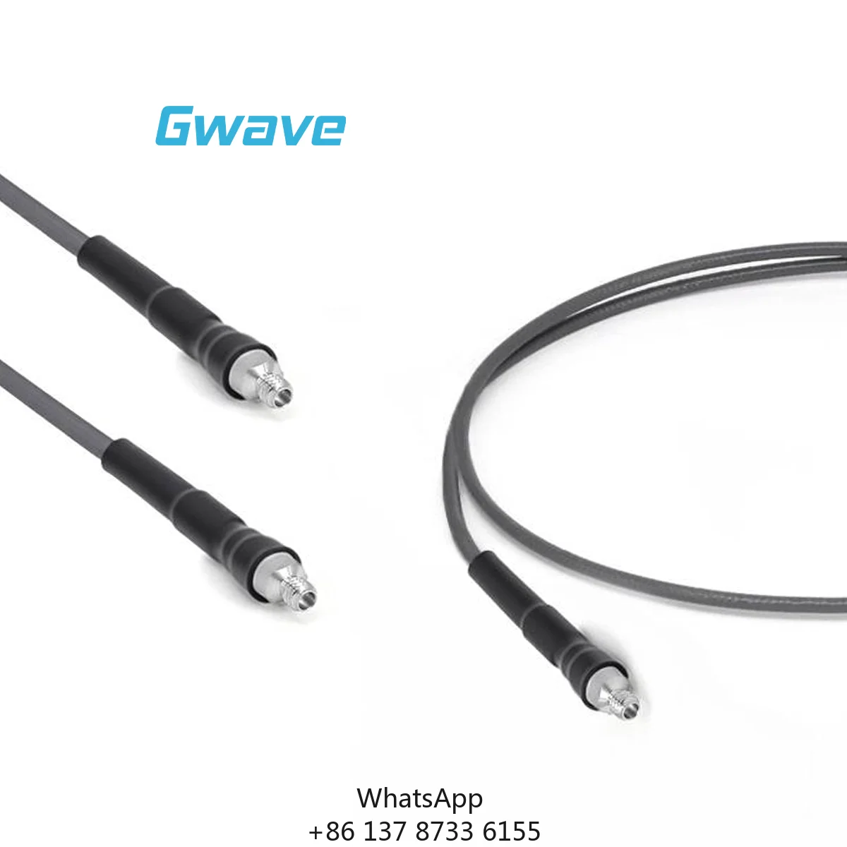 U12-110G Series 1.0mm Female To Female Coaxial Cable For DC-110GHz Communications Low Loss & Phase Stable Flexible