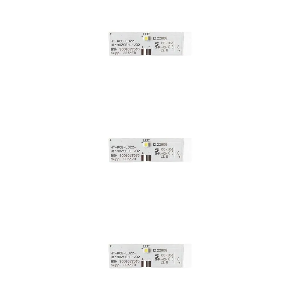 Replacement LED Strip Kit for Siemens Refrigerators BSH9001019565 and P939-220906 with Bright White Illumination