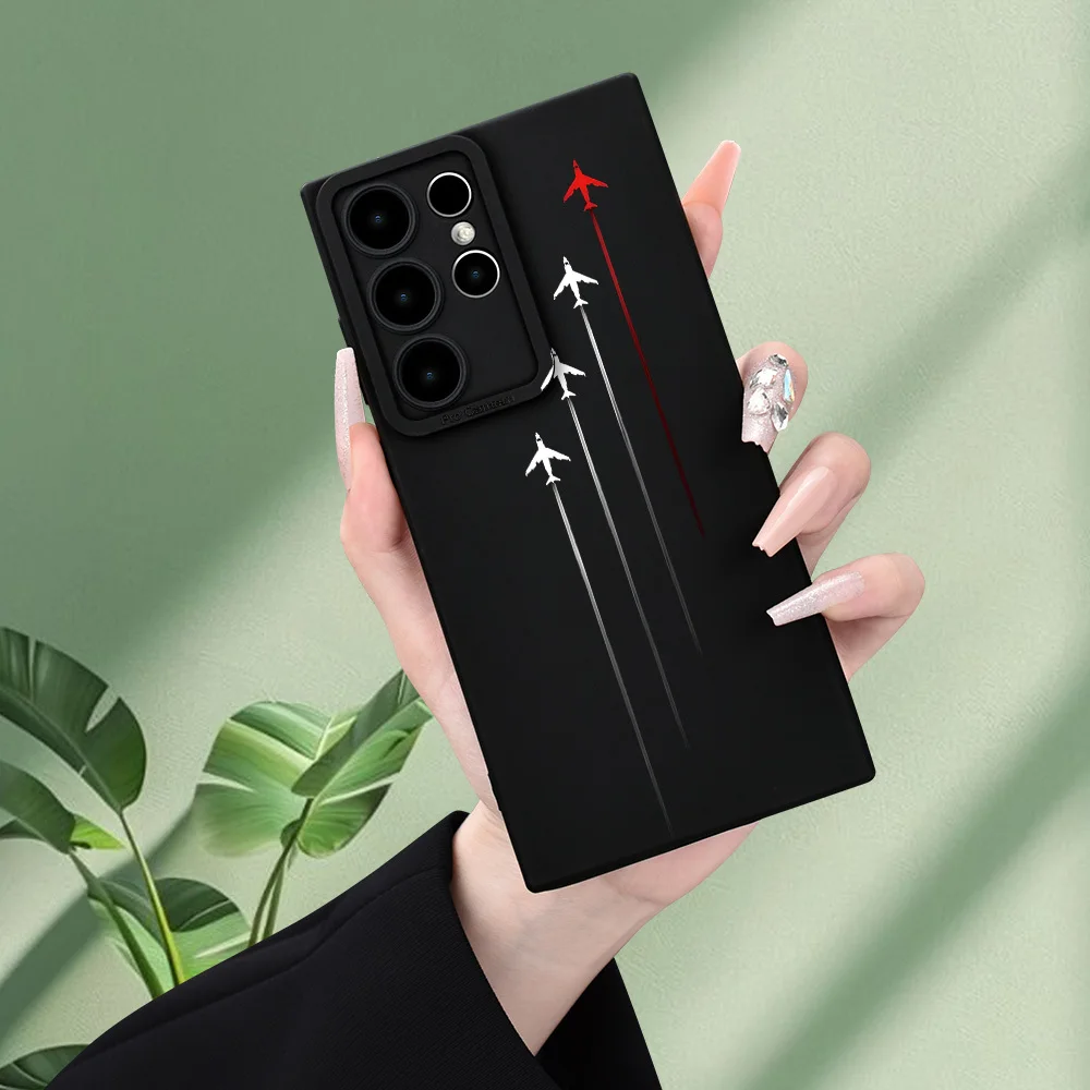 ファッションクリエイティブな飛行機柄TPUスマホケース iPhone17 16 15 14 13 12 11promax plus対応
