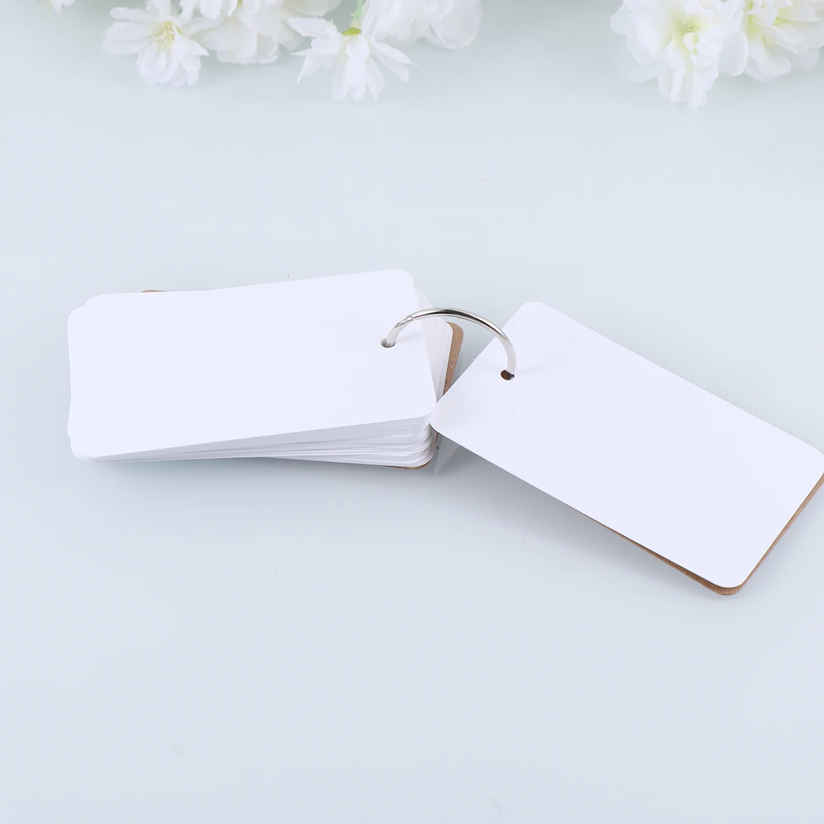 3pcs Message Cards Blank Paper Portable Ring Binder Mini Notepad For School Office Memo Pads Creative Note Pads Pocket Notepad