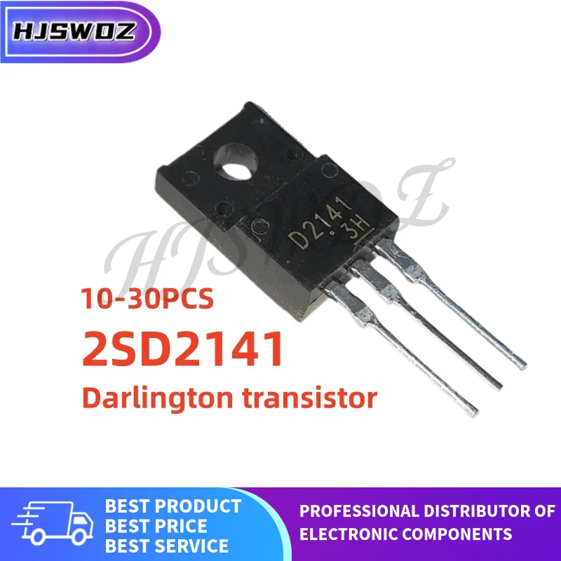 10-20-30PCS Brand New 2SD2141 D2141 TO-220F NPN Darlington transistor