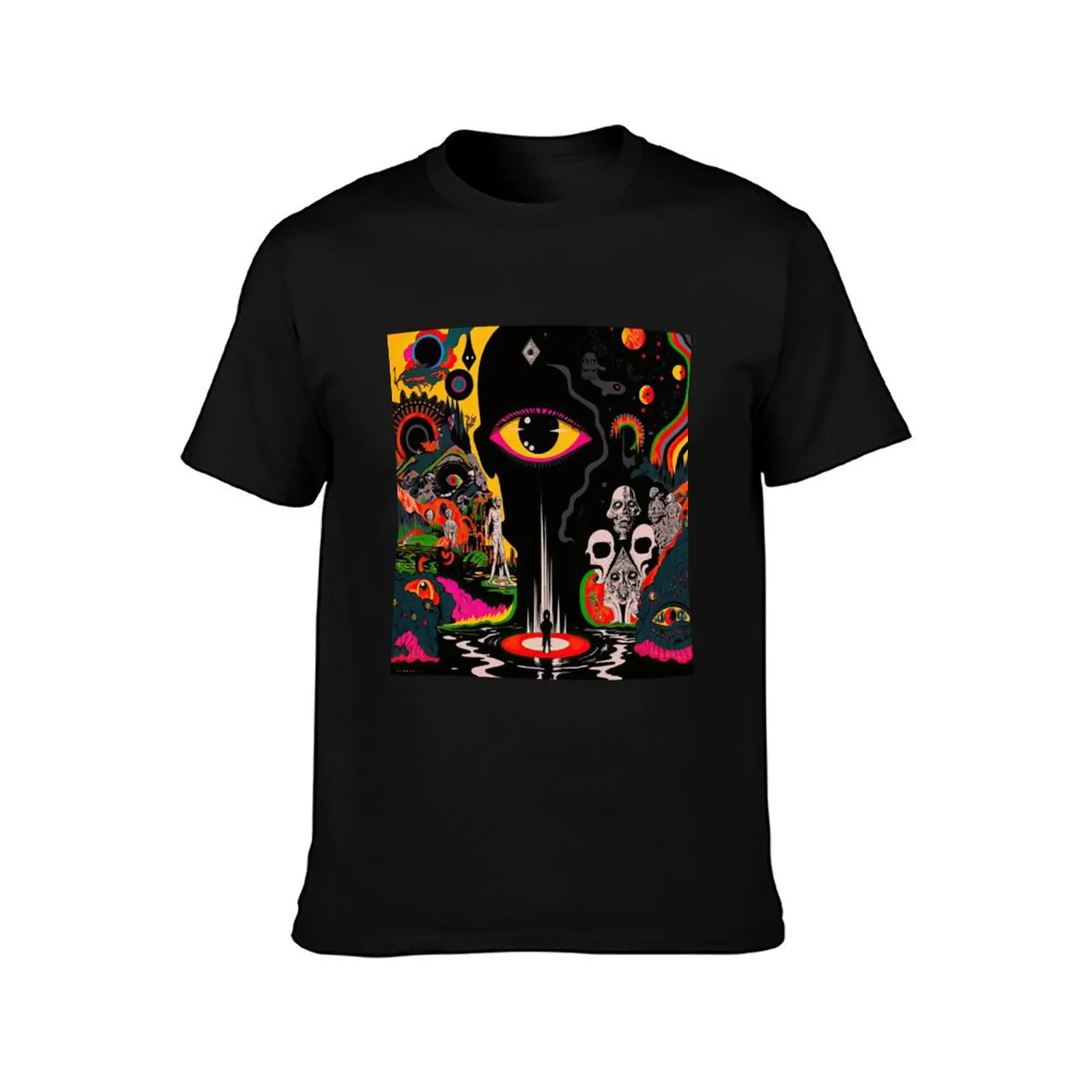 The Skull in the Mirror: Dancing with the Shadow T-Shirt High Elasticity Sports T-Shirt