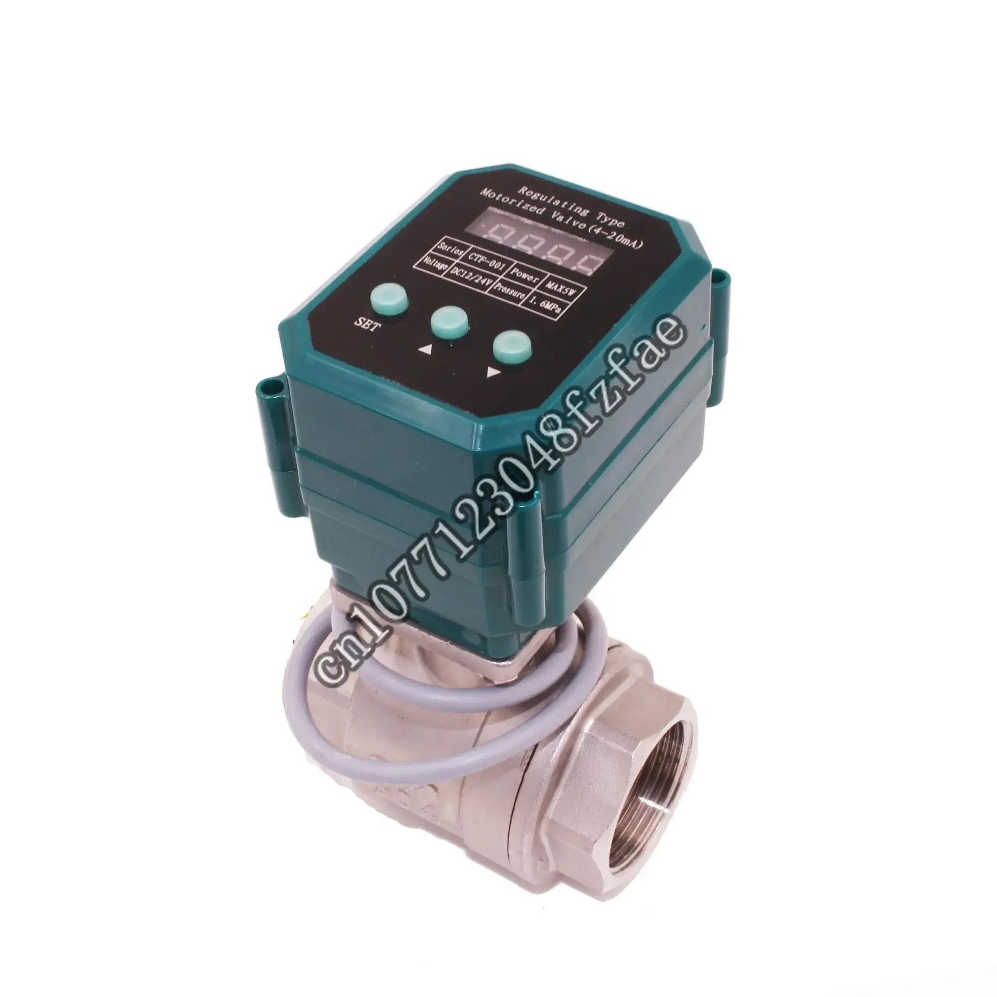 DC12V DC24V 4-20ma ,0-10V mini proportional modulation valve formixing water system