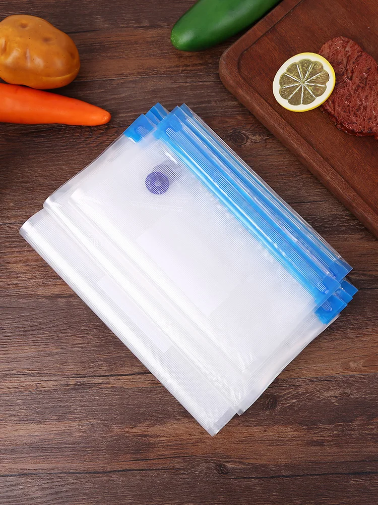 

Многоразовые вакуумные пакеты для хранения продуктов с клапаном и застежкой-молнией, контейнеры для хранения продуктов