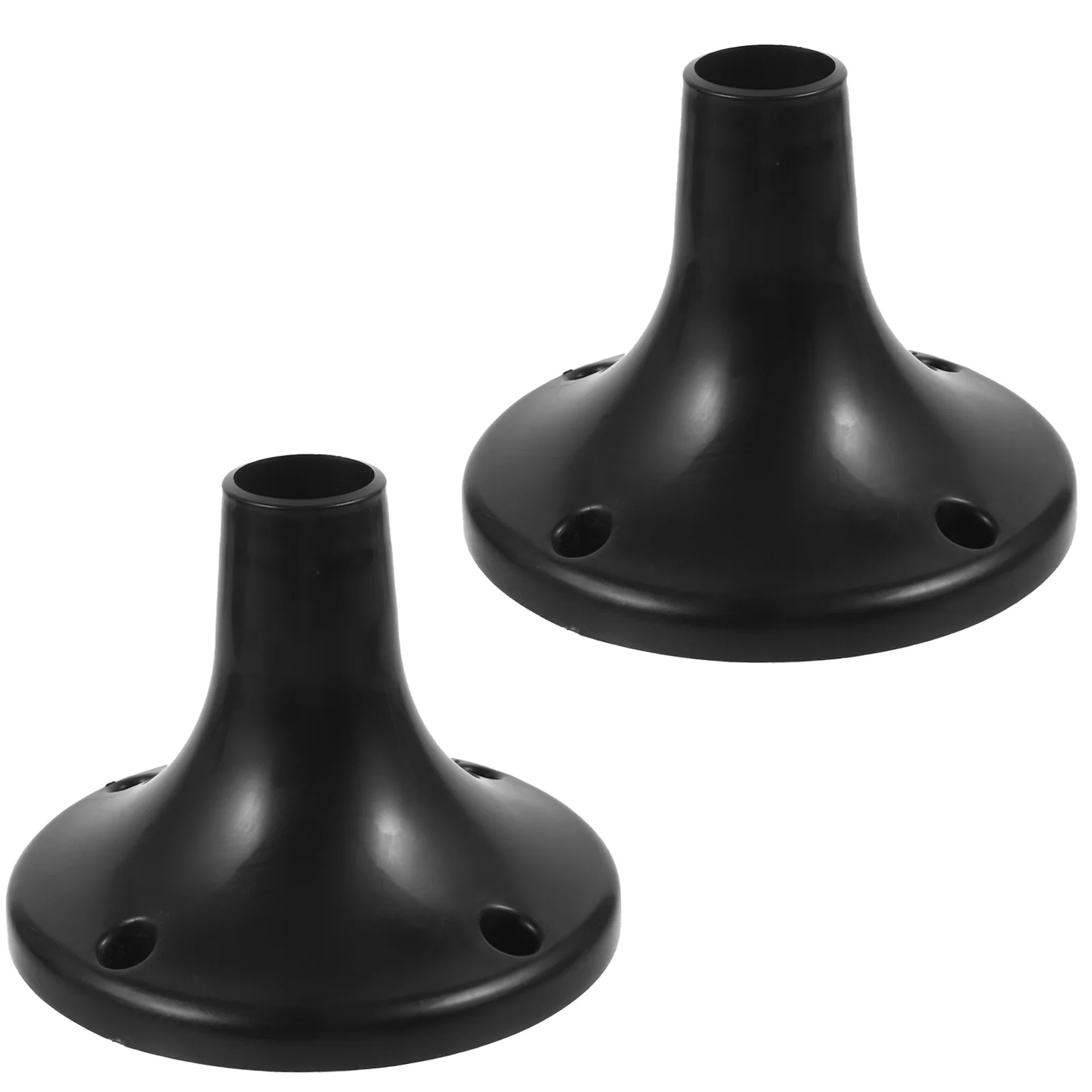

2pcs Garden Lamp Base Outdoor Lawn Light Plastic Sturdy Wear Resistant Floor Base For Yard Courtyard Decoration Lighting