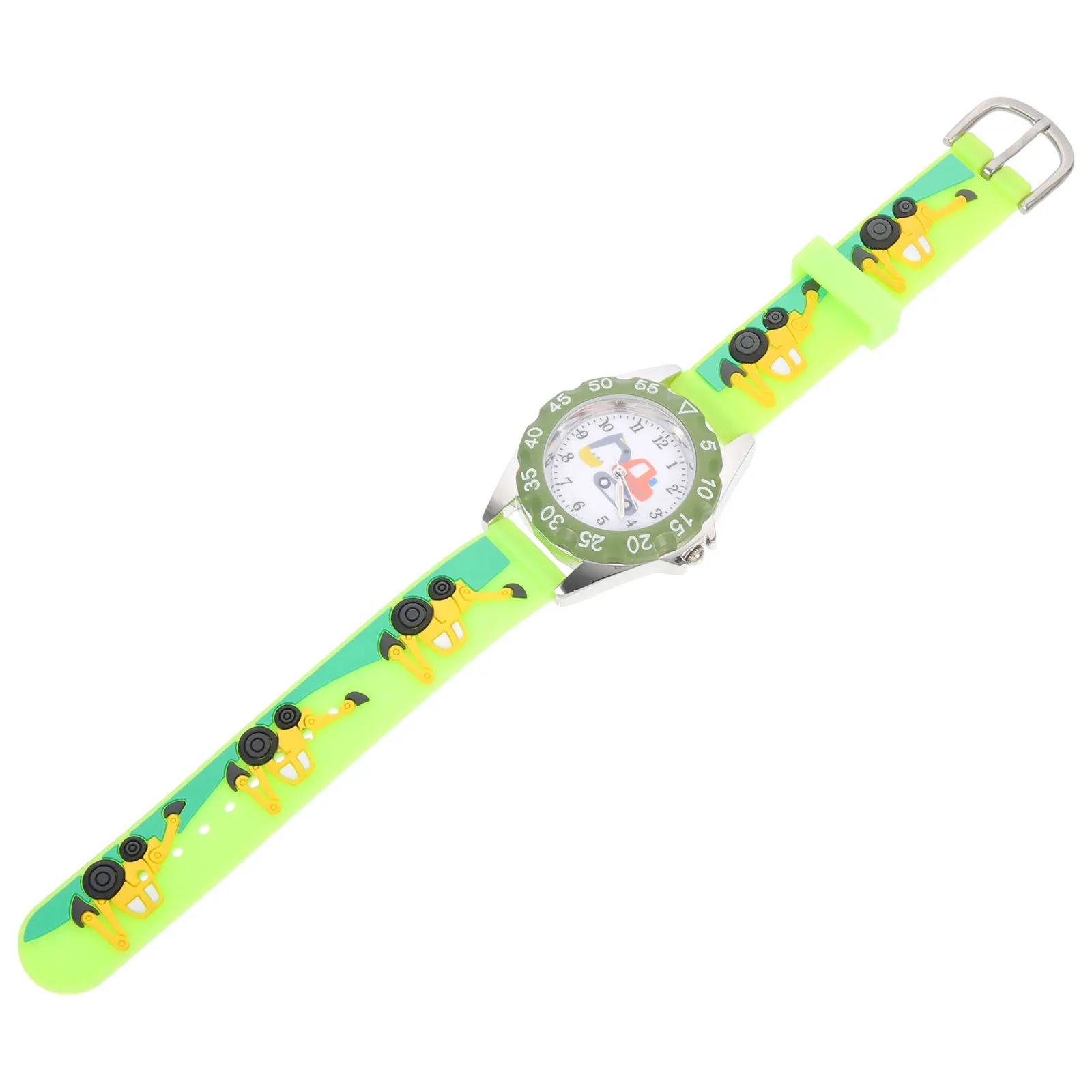 

Children Quartz Watch Durable Cartoon Style 3D Pattern Kids Digital Wristwatch Lightweight Adjustable for Toddlers Students Gift