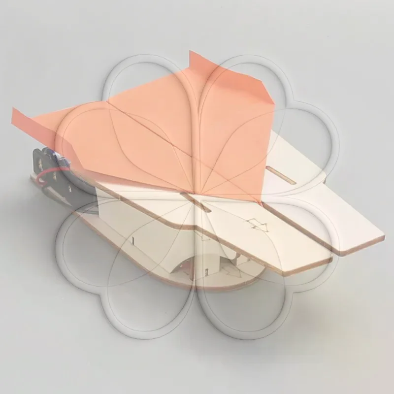 DIY Aircraft Carrier Paper Airplane Launcher Set Creative Handmade STEM Science Experiment Toy for Kids After-School Activity U