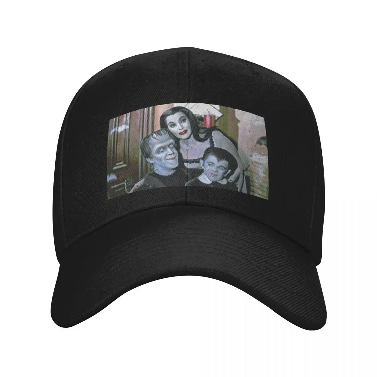 

Herman Munster, Lily Munster, Eddie Munster Baseball Cap Brand Man cap Icon black Woman Men's