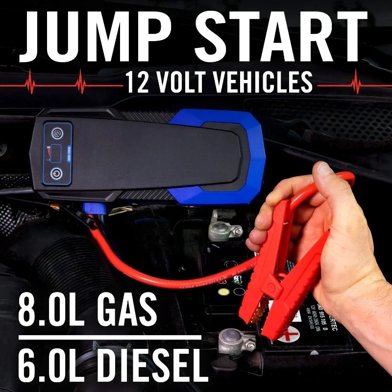 2025 HOT NEW STOCK ARRIVALS JNC325 Jump-N-Carry 2000A 12 Volt Jump Starter For Up To 8.0L And 6.0L Diesel Engines